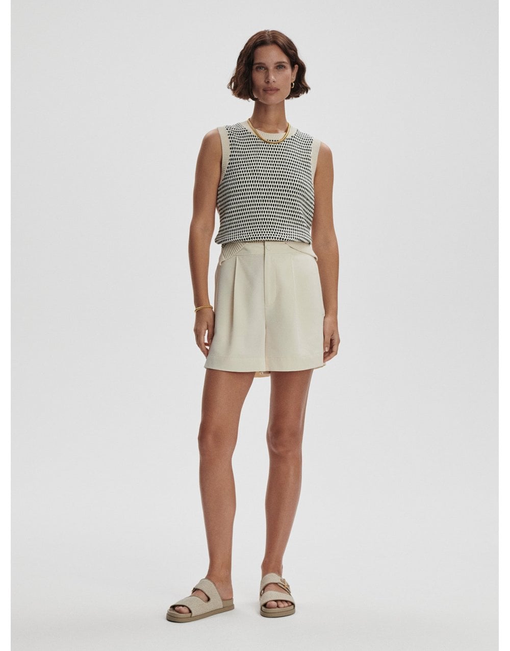 Young Ideas/Henmores - Mariya Easy Pleat Short - Ash Rose - XS