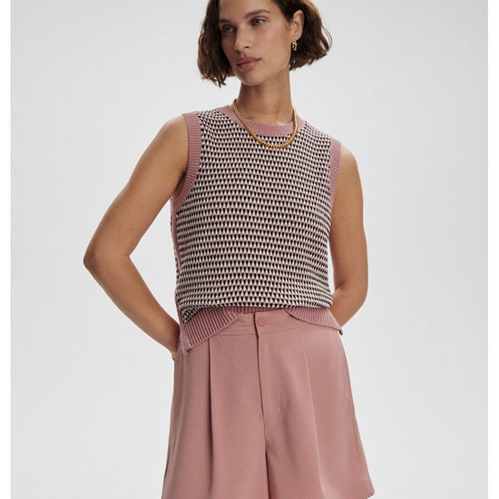 Young Ideas/Henmores - Mariya Easy Pleat Short - Ash Rose - XS