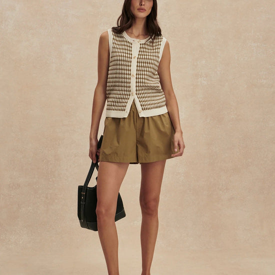 Young Ideas & Henmores - Morales Techno Short - Golden Olive - XS