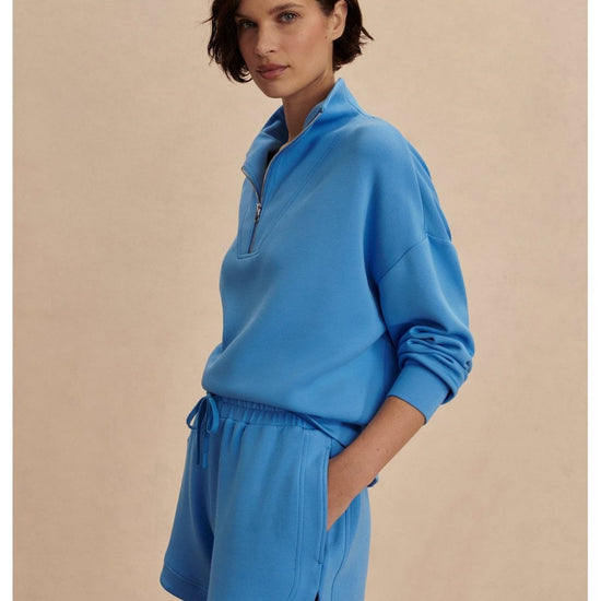 Young Ideas/Henmores - Ollie High Rise Short - Azure Blue - XS