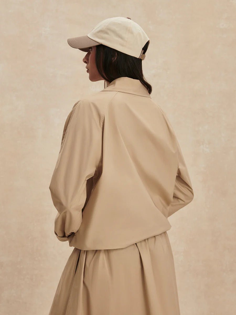 Young Ideas & Henmores -Petra Boxy Blouson Jacket -Nomad -XS