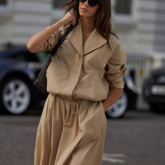 Young Ideas & Henmores -Petra Boxy Blouson Jacket -Nomad -XS