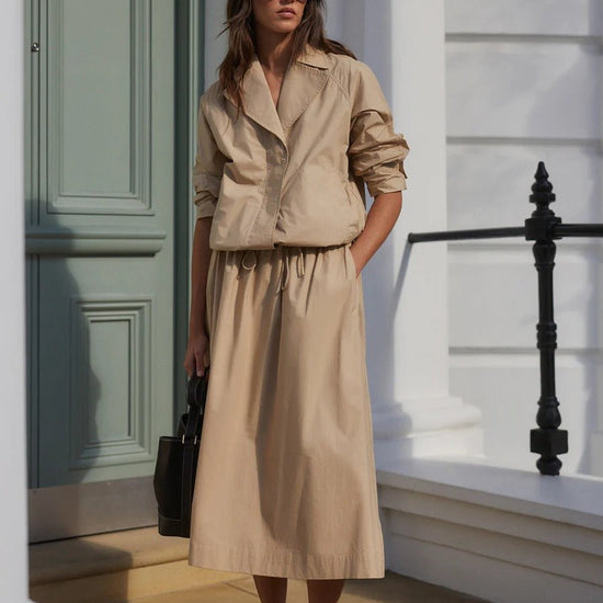 Young Ideas & Henmores -Petra Boxy Blouson Jacket -Nomad -XS