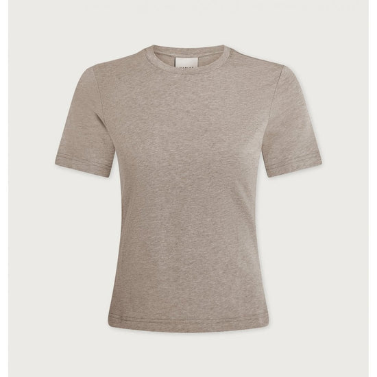 Young Ideas/Henmores - Regina Fitted T-Shirt - Taupe Marl - XS