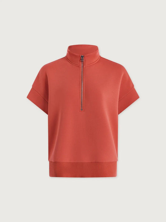 Young Ideas & Henmores - Ritchie Short Sleeve Sweat - Summer Fig - XS