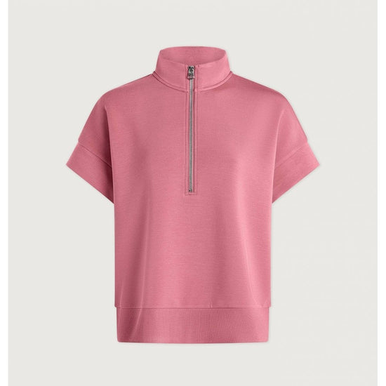 Young Ideas/Henmores - Ritchie Short Sleeve Sweat - Rapture Rose - XS