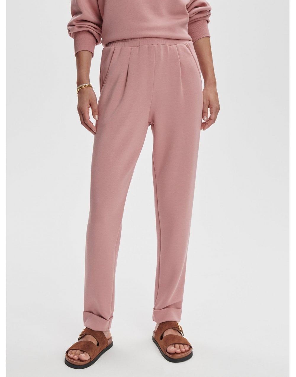 Young Ideas/Henmores - Rolled Cuff 28.5 Jogger - Ash Rose - XS