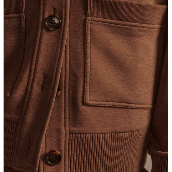 Young Ideas/Henmores - Sabrina Button Through Cardigan - Golden Bronze Marl - XS