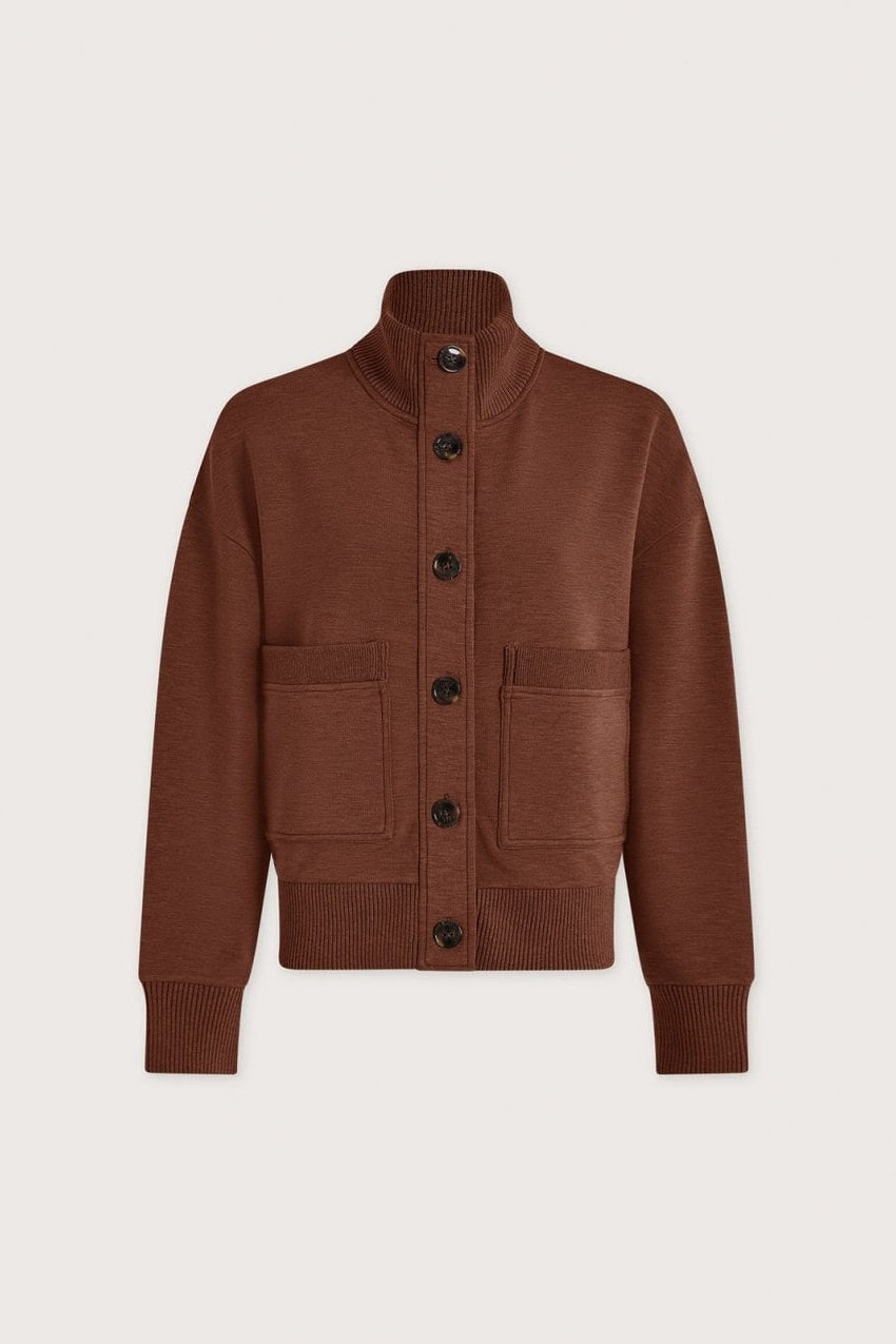 Young Ideas/Henmores - Sabrina Button Through Cardigan - Golden Bronze Marl - XS