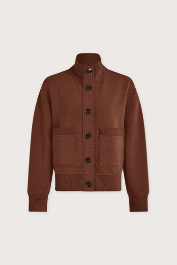 Young Ideas/Henmores - Sabrina Button Through Cardigan - Golden Bronze Marl - XS