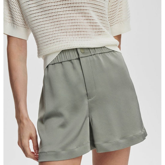 Young Ideas/Henmores - Sarka High Rise Shorts - Gravity Sage - XS