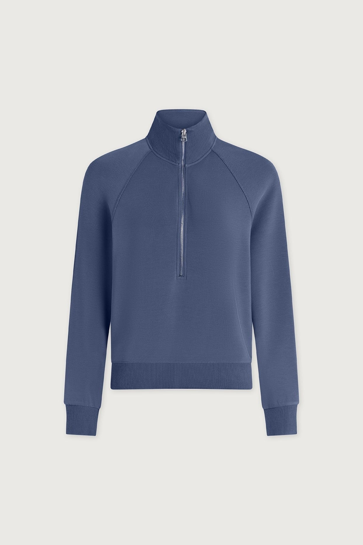 Young Ideas/Henmores - Selene Half Zip Sweat - Bijou Blue - XS