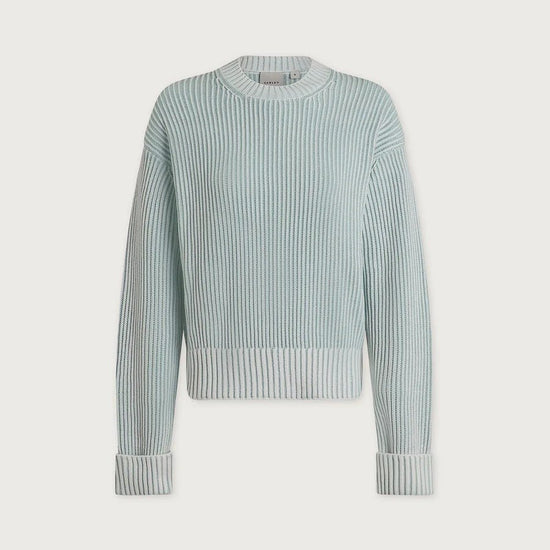 Young Ideas & Henmores -Seymour Ribbed Jumper -Blue Haze/Snow White -XS