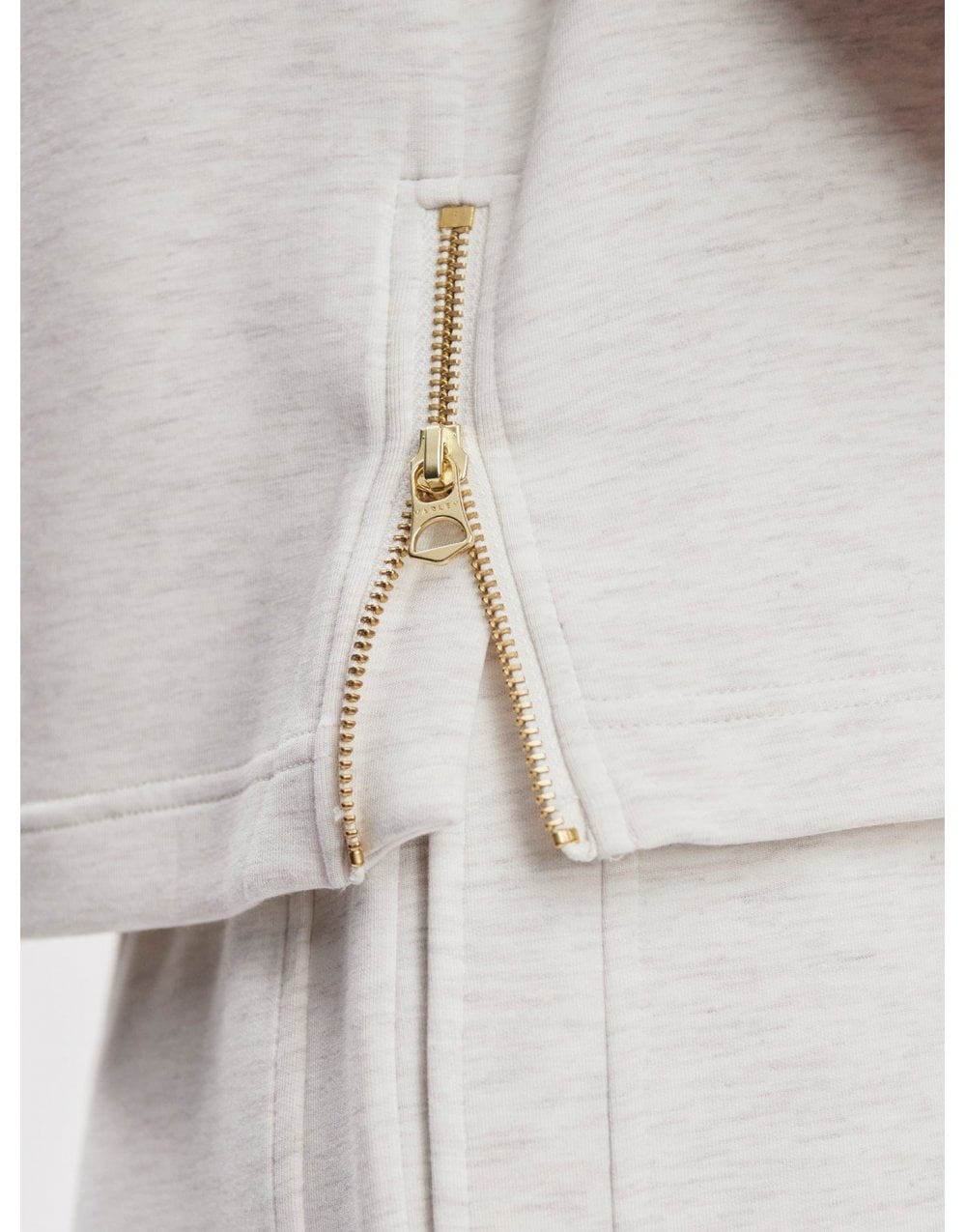 Young Ideas/Henmores - Shea Crop Tank Top - Ivory Marl - XS