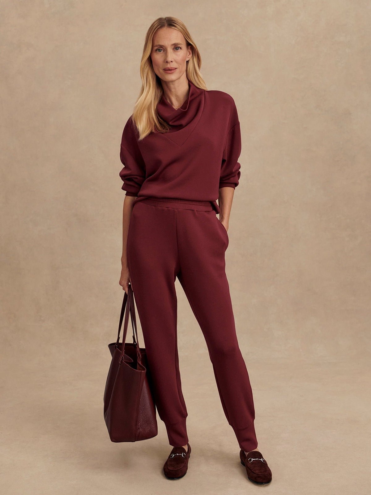 Young Ideas/Henmores - Slim Cuff 27.5 Jogger - New Maroon - XS