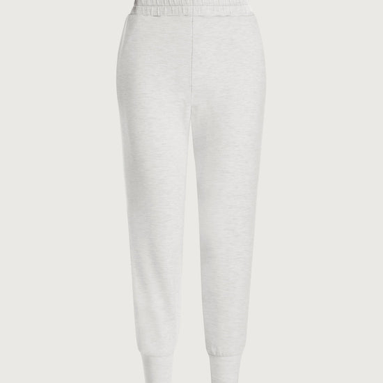 Young Ideas/Henmores - Slim Cuff 27.5 Jogger - Ivory Marl - XS