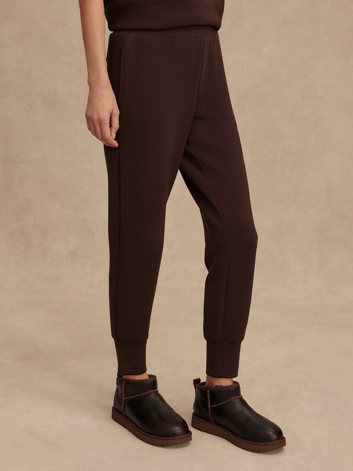 Young Ideas/Henmores - Slim Cuff 27.5 Jogger - Ivory Marl - XS