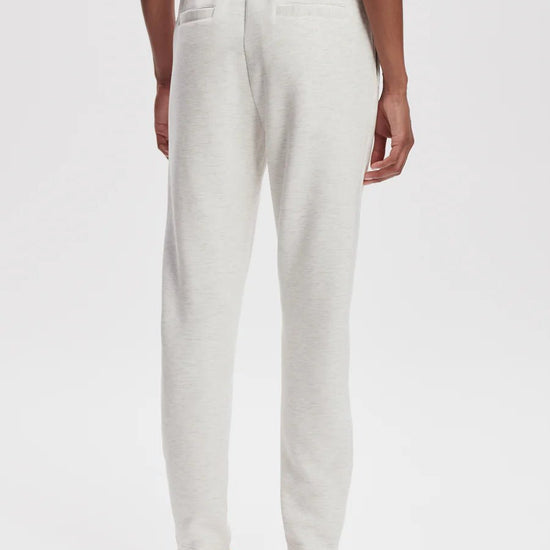 Young Ideas & Henmores -Slim Zip Hem 29.5 Jogger -Ivory Marl -XS