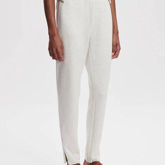 Young Ideas & Henmores -Slim Zip Hem 29.5 Jogger -Ivory Marl -XS
