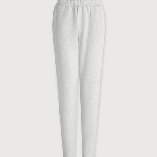 Young Ideas & Henmores -Slim Zip Hem 29.5 Jogger -Ivory Marl -XS