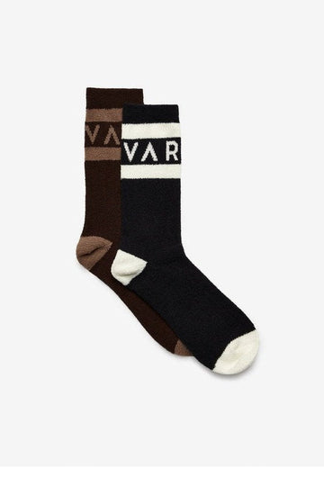 Young Ideas/Henmores - Spencer Logo Sock - Acorn Marl - OS