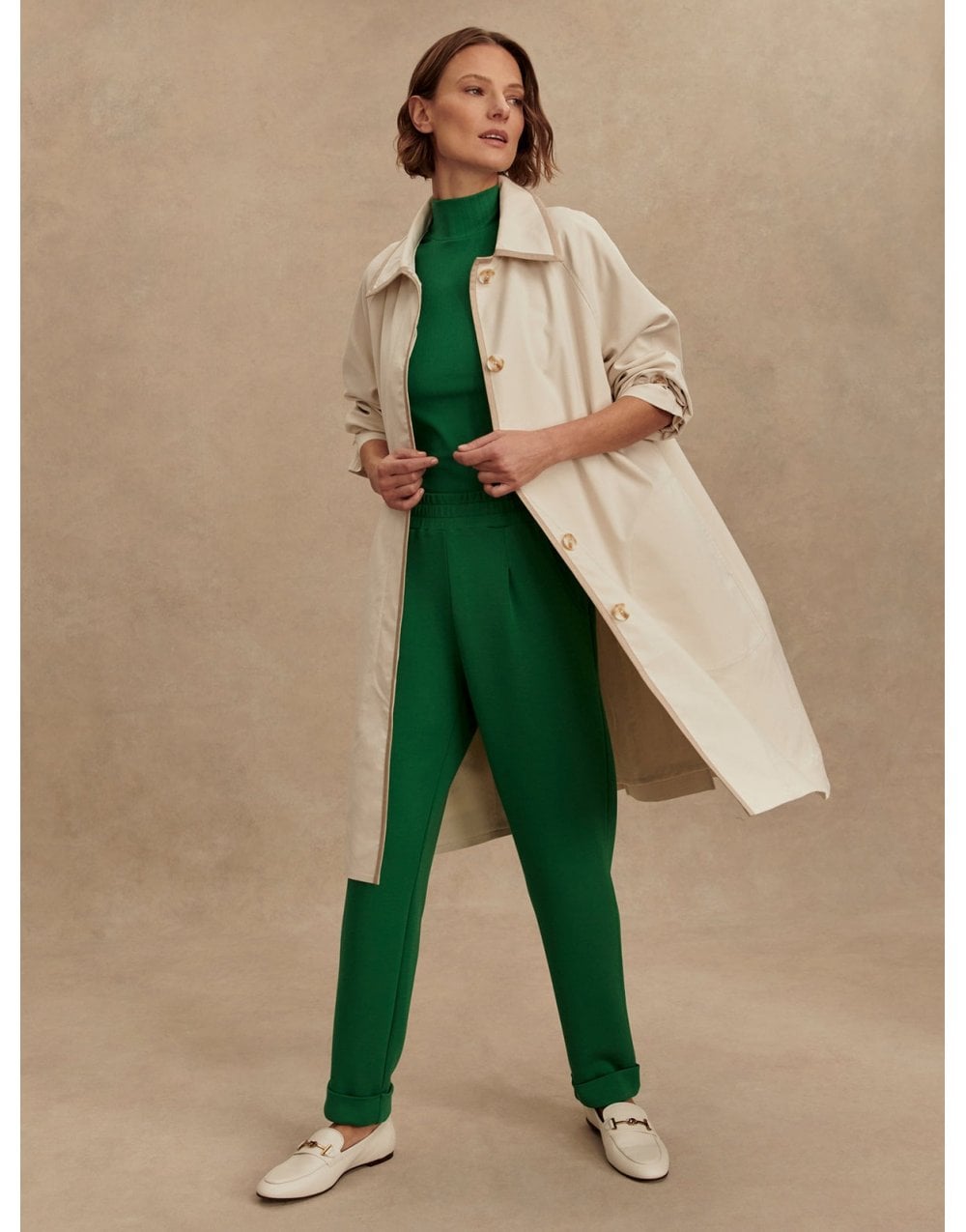 Young Ideas/Henmores - Stamford Car Coat - Birch - XS