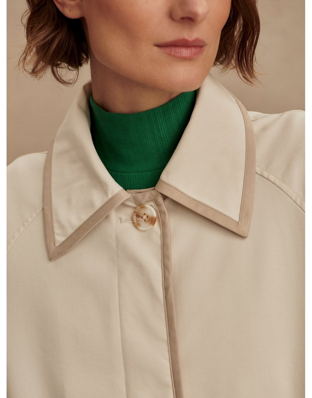 Young Ideas/Henmores - Stamford Car Coat - Birch - XS