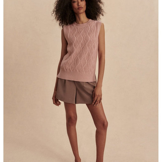 Young Ideas/Henmores - Teller Longline Knit Tank - Birch - XS