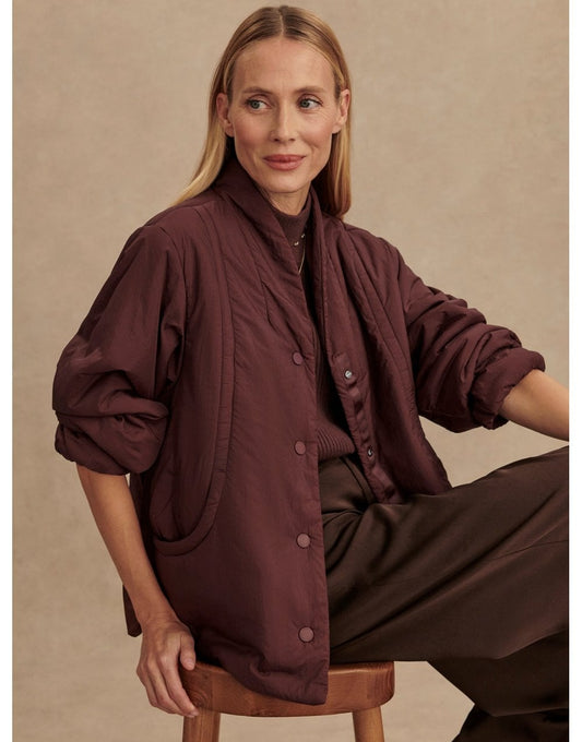 Young Ideas/Henmores - Tilley Light Padded Jacket - Decadent Chocolate - S