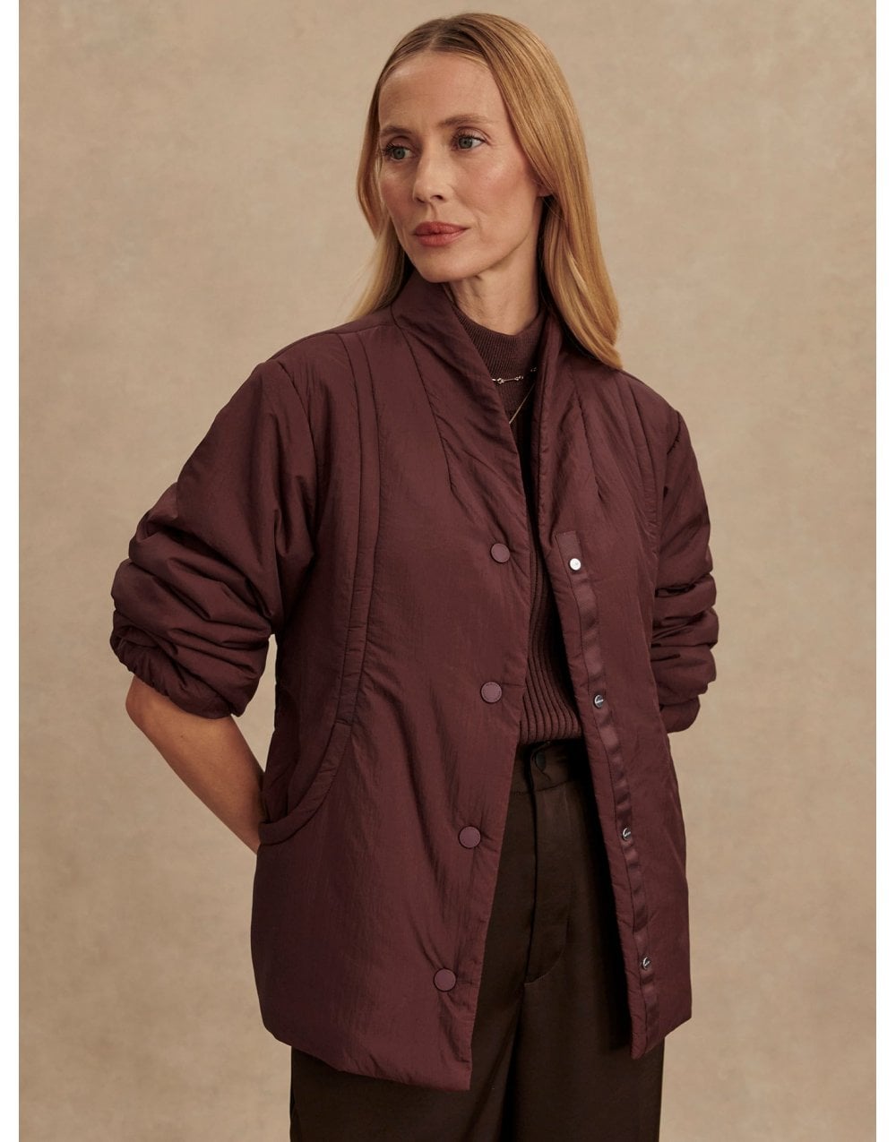 Young Ideas/Henmores - Tilley Light Padded Jacket - Decadent Chocolate - S