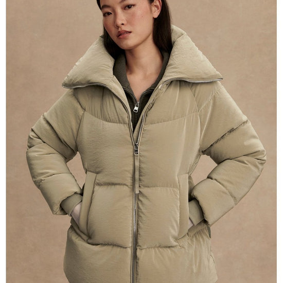 Young Ideas/Henmores - Valencia Down Puffer Jacket - Agate Grey - XS