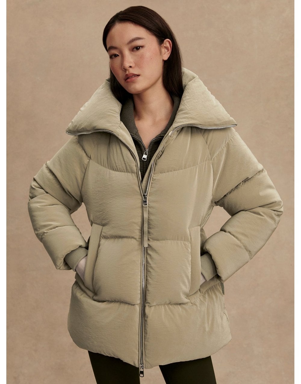 Young Ideas/Henmores - Valencia Down Puffer Jacket - Agate Grey - XS