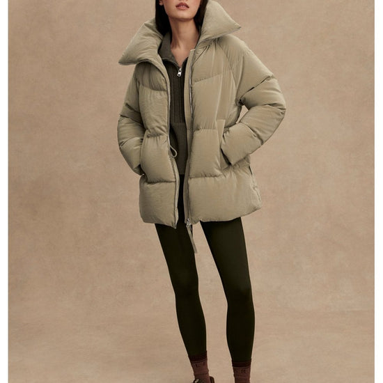 Young Ideas/Henmores - Valencia Down Puffer Jacket - Agate Grey - XS