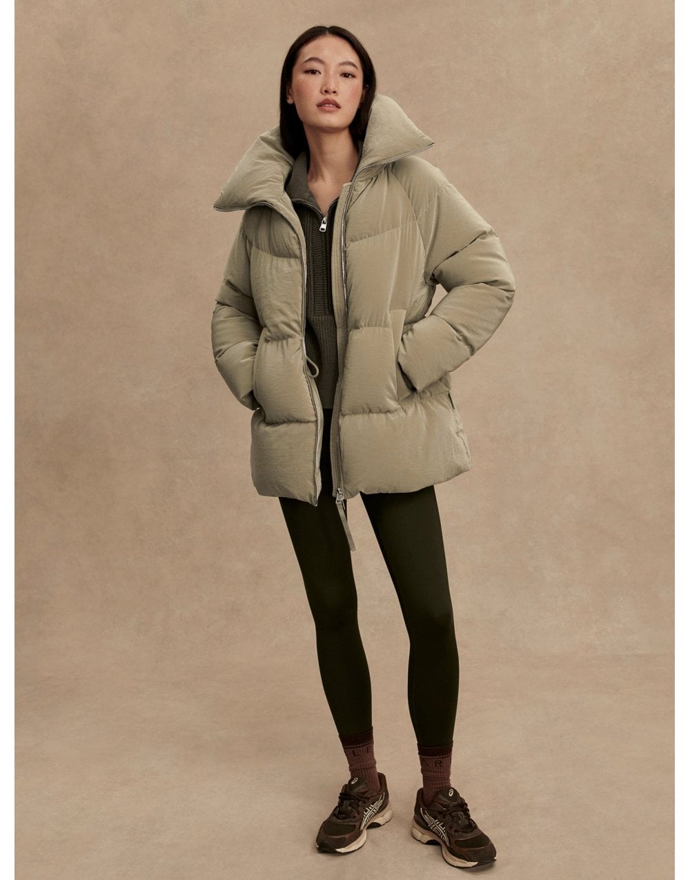 Young Ideas/Henmores - Valencia Down Puffer Jacket - Agate Grey - XS