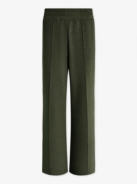 Young Ideas & Henmores -Wide 30 Leg Jogger -Olive Marl -XS
