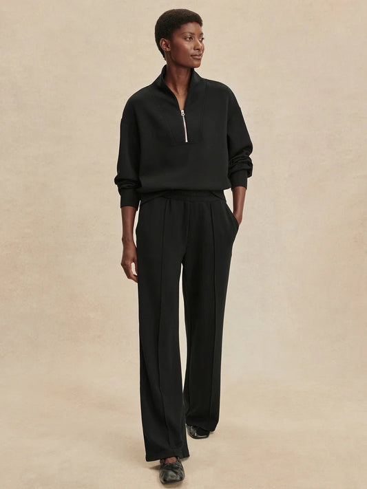 Young Ideas & Henmores -Wide Leg 28 Jogger -Black -XS