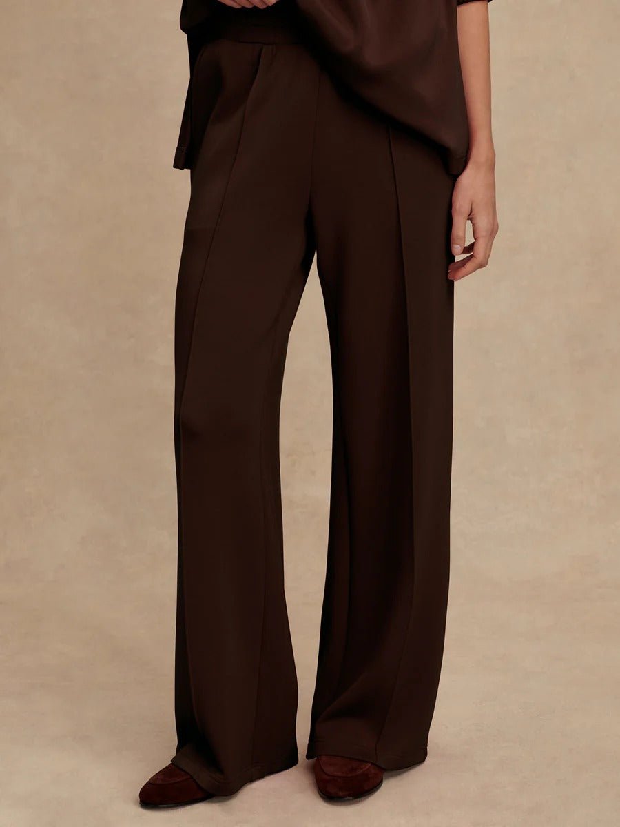 Young Ideas/Henmores - Wide Leg 30 Jogger - Taupe Marl - XS