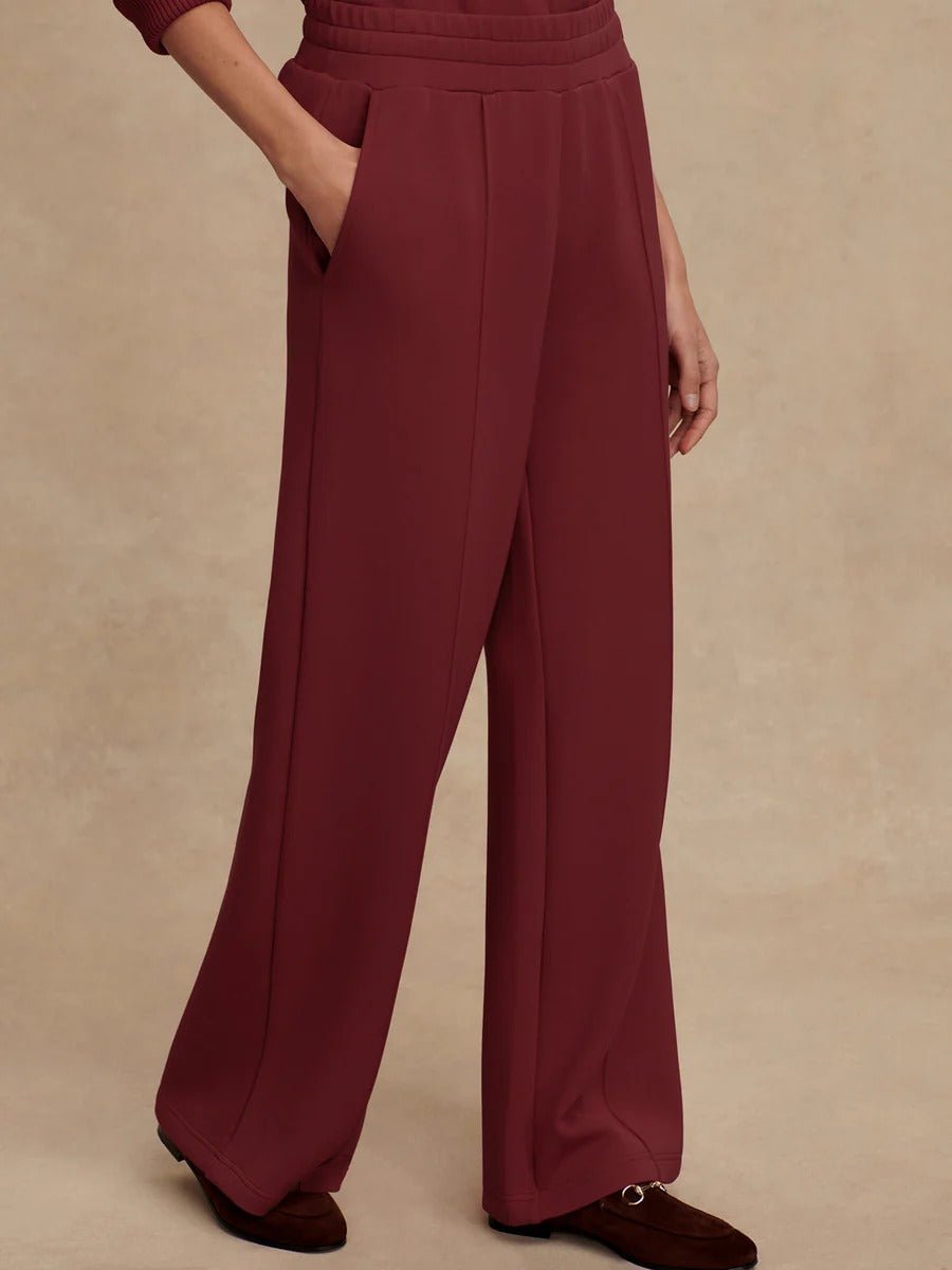 Young Ideas/Henmores - Wide Leg 30 Jogger - Taupe Marl - XS