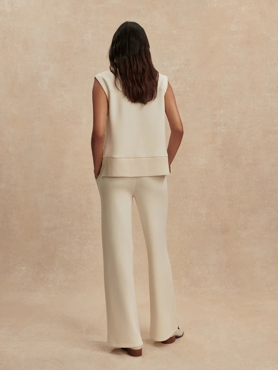 Young Ideas/Henmores - Wide Leg 30 Jogger - Taupe Marl - XS