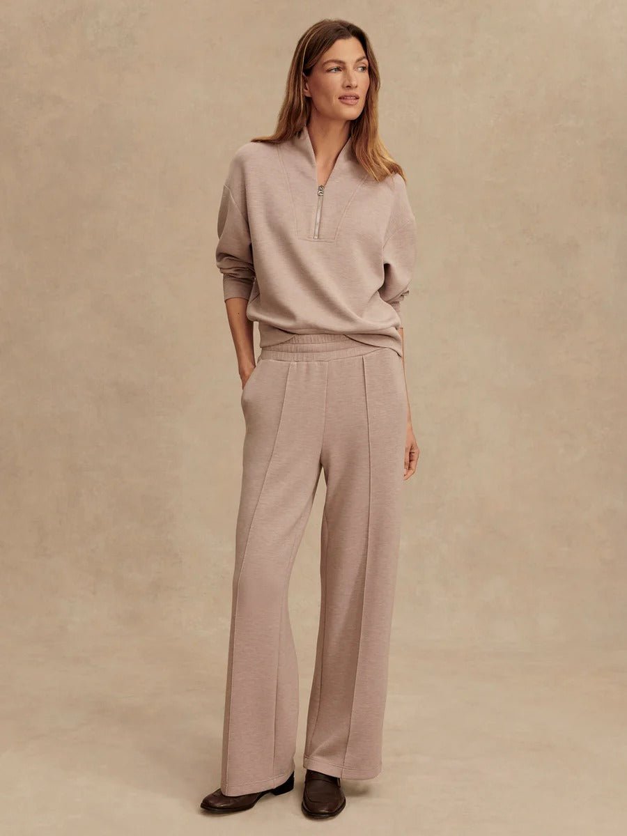 Young Ideas/Henmores - Wide Leg 30 Jogger - Taupe Marl - XS