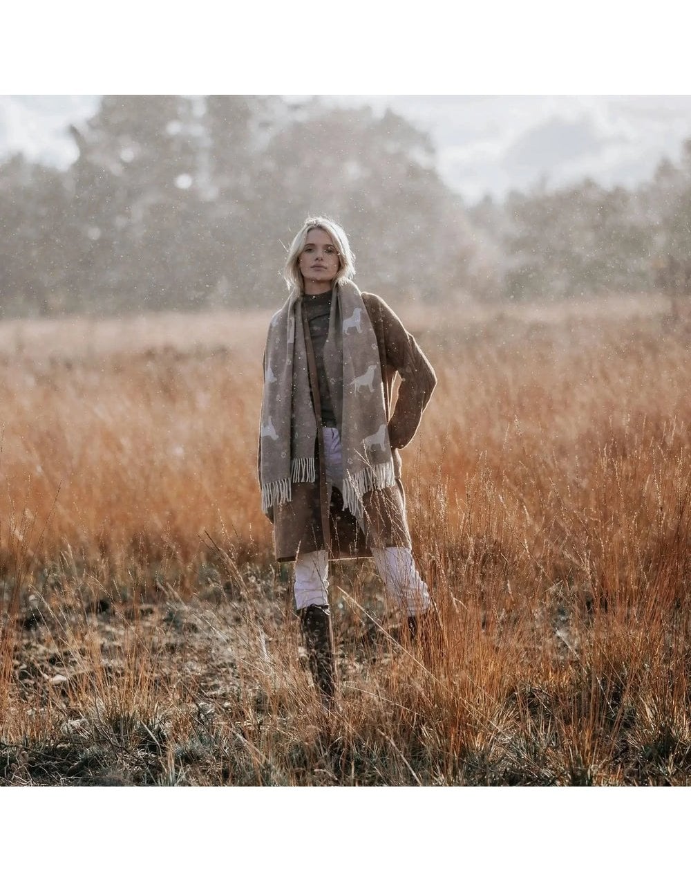 Young Ideas/Henmores - Alaskan Dog Scarf - tan - OS