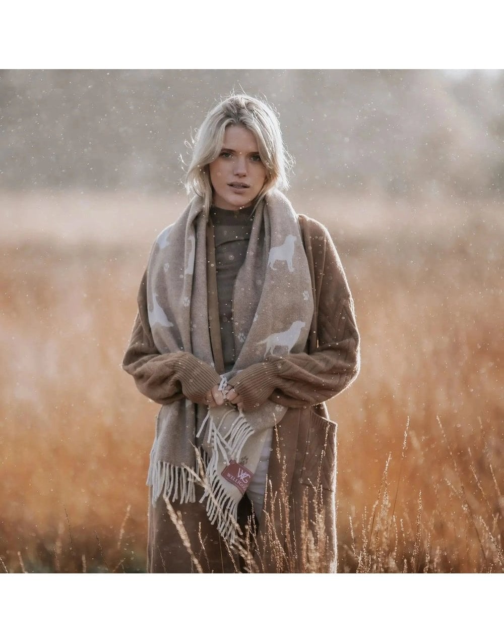 Young Ideas/Henmores - Alaskan Dog Scarf - tan - OS