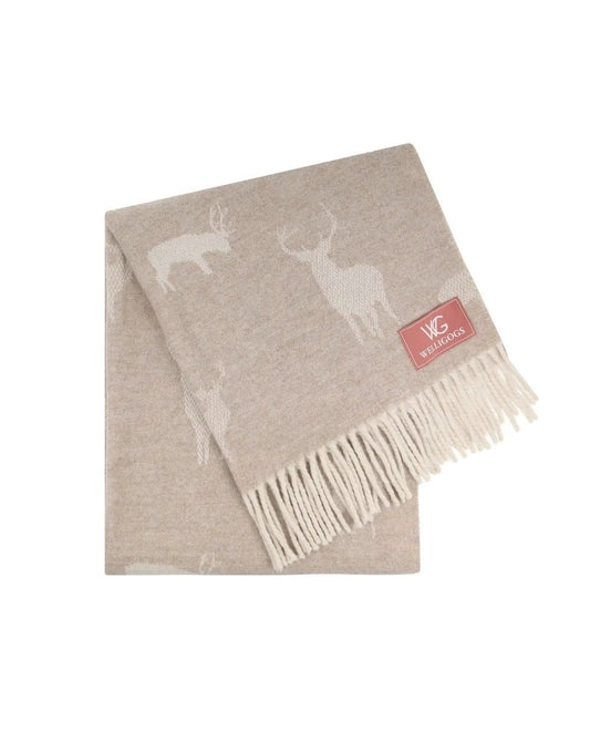 Young Ideas/Henmores - Alaskan Stag Scarf - Grey - OS