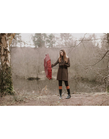 Young Ideas/Henmores - Demelza Midlength Wool Coat - Coffee Brown - 10