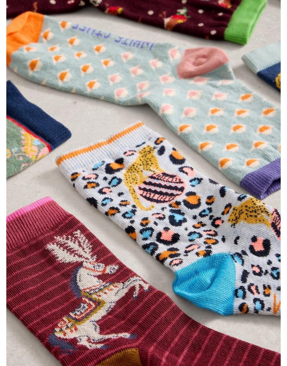 Young Ideas/Henmores - 12 Days Womens Sock Advent - Pink Multi - OS