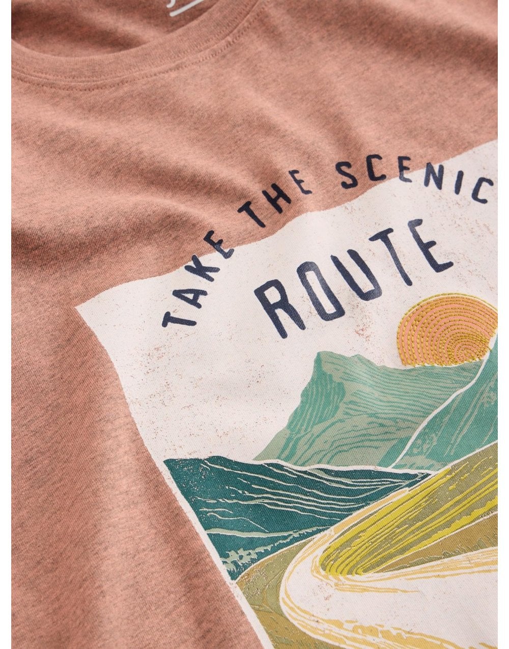 Young Ideas/Henmores - Abersoch Scene Bike Graphic T-Shirt - pink - S