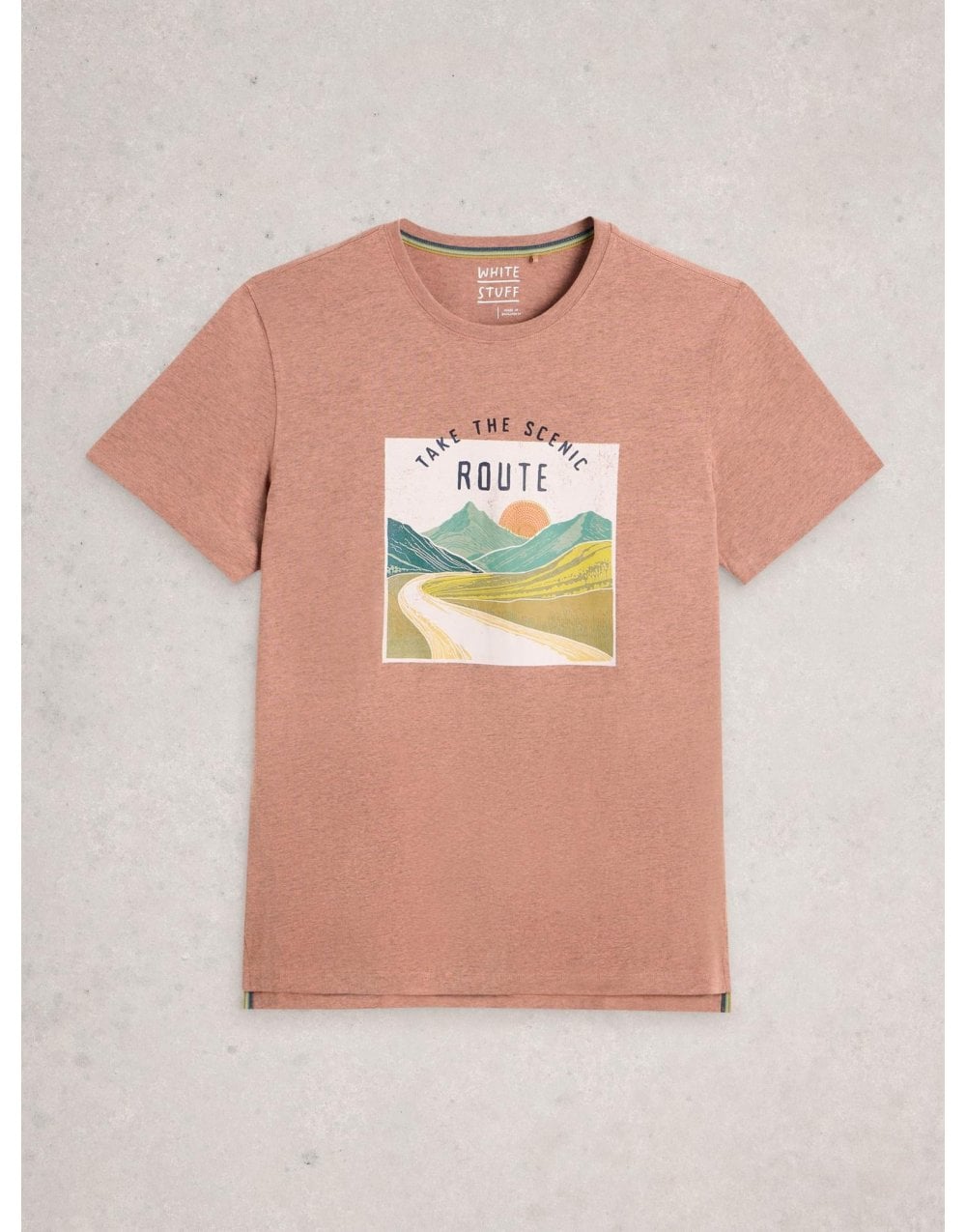 Young Ideas/Henmores - Abersoch Scene Bike Graphic T-Shirt - pink - S