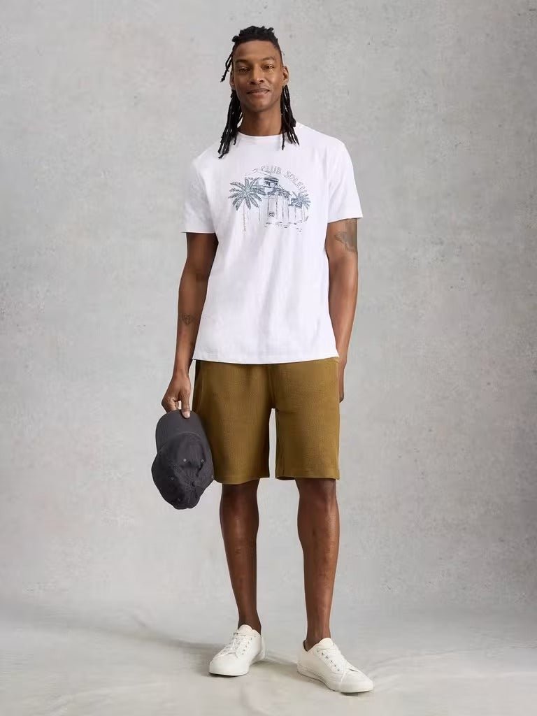 Young Ideas/Henmores - Abersoch Scenic Graphic Tee - White - M