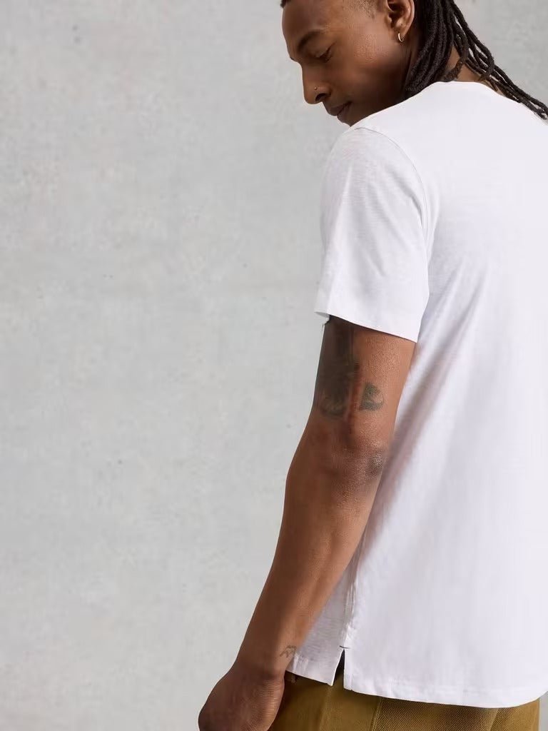 Young Ideas/Henmores - Abersoch Scenic Graphic Tee - White - M