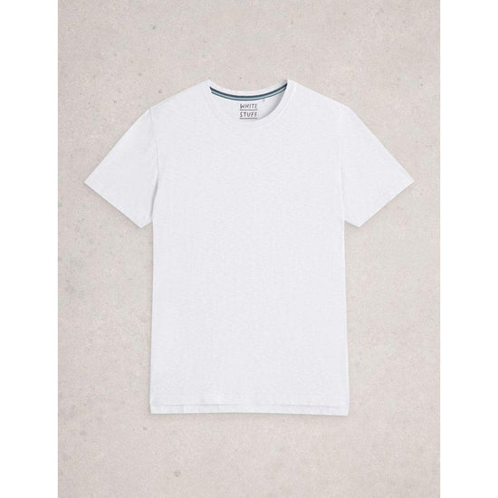Young Ideas/Henmores - Abersoch Short Sleeve T-Shirt - Brilliant White - S